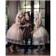 Classical Puppets Eyelash Lace High Waist One Piece(Pre-Order/4 Colours/Full Payment Without Shipping)